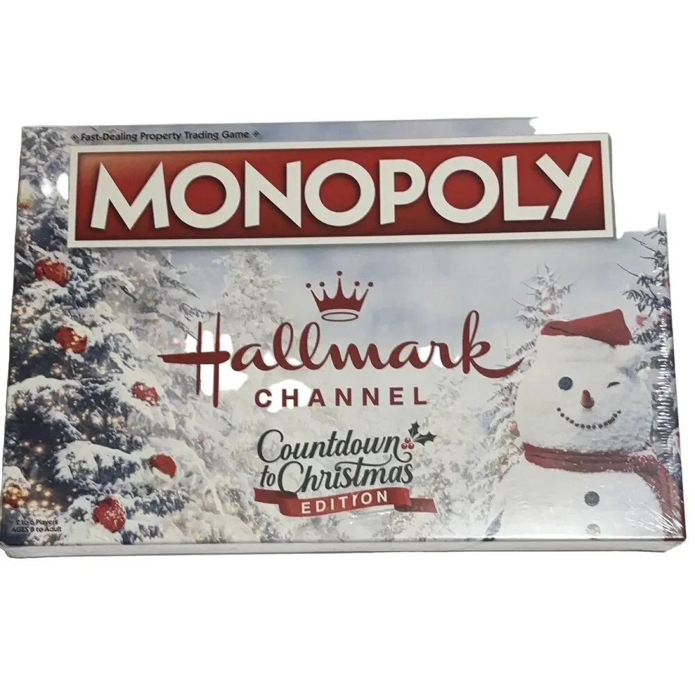 USAopoly Hallmark Channel Countdown to Christmas Edition Board Game 2022 Ages 8+